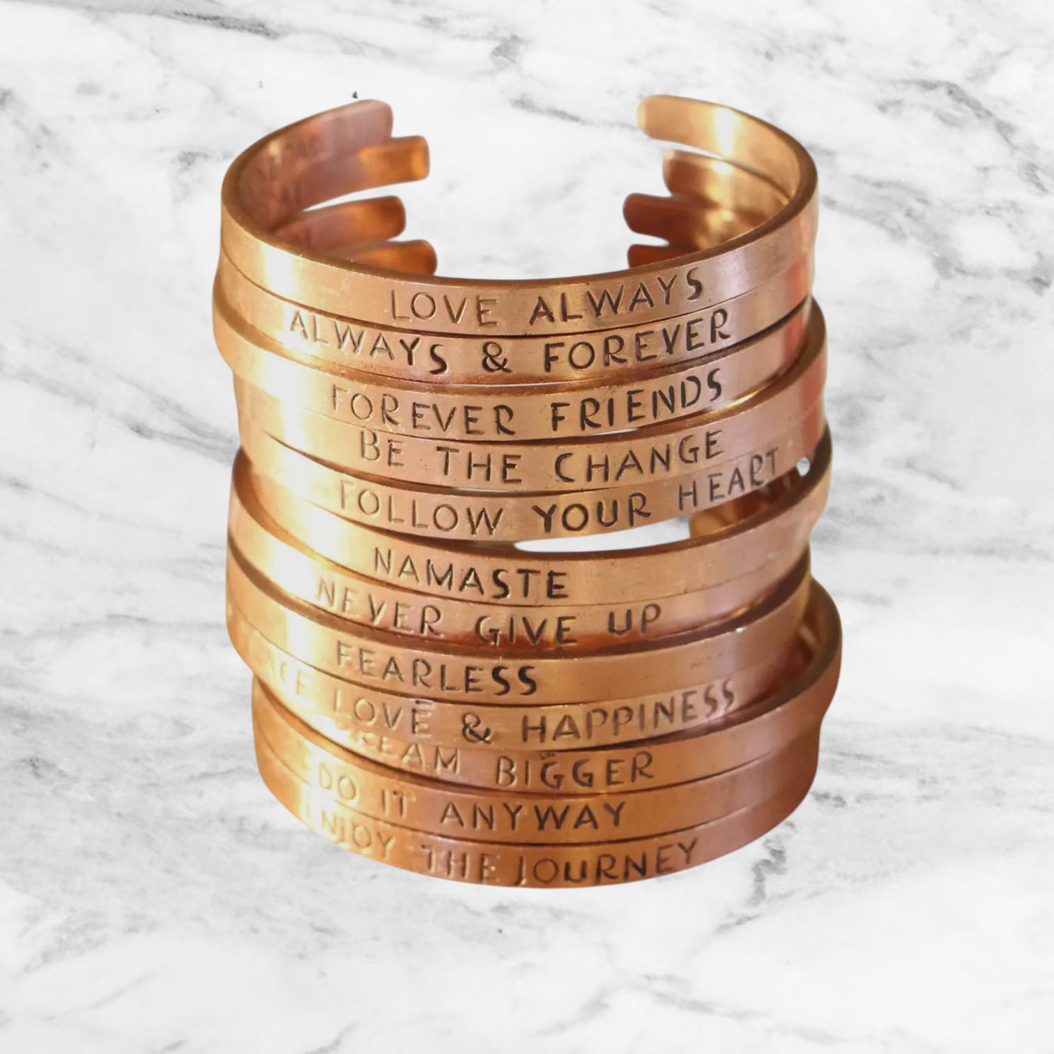 Bracelet népalais en cuivre avec mantra