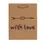 Miniature : sac en papier kraft - with love