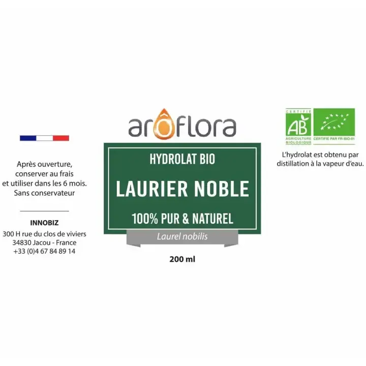 Miniature : Hydrolat de laurier noble Bio