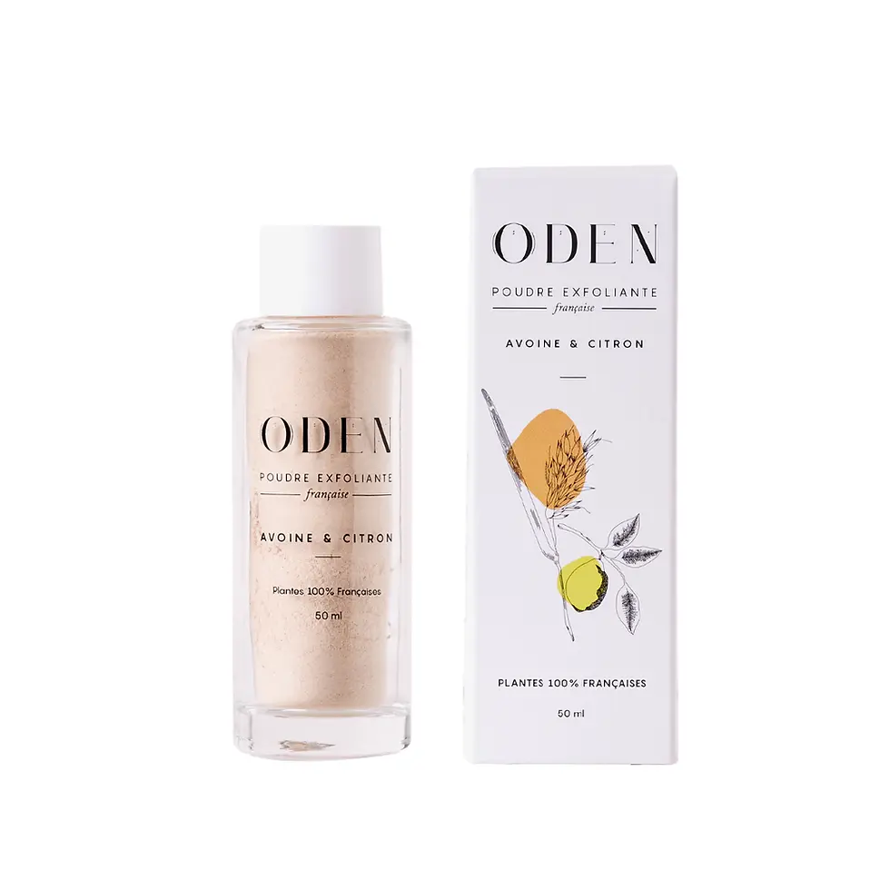 Poudre exfoliante - avoine et citron