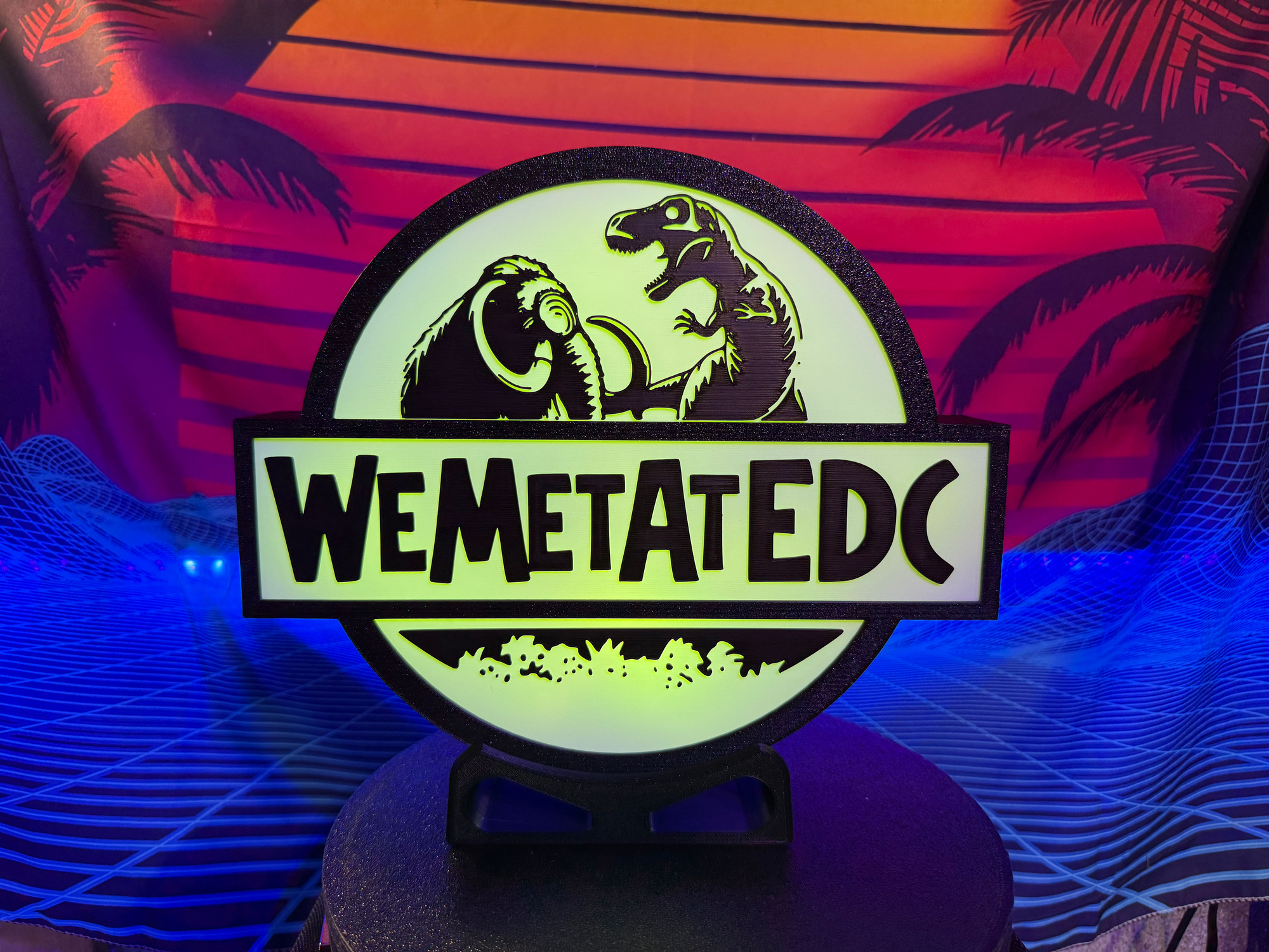 Custom LED Sign / Totem + Mounting Kit