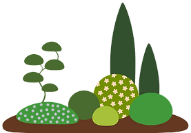 Aaron Barlin and Maris Harmon with Emergent Change - Facilitating full integration of DEI into organizational culture and operations, showcased by a flourishing garden reflecting sustainable growth and systemic change.
