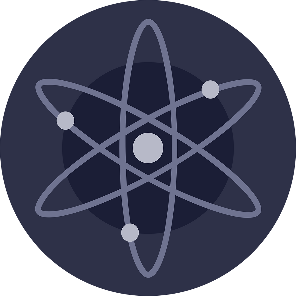 Cosmos cryptocurrency token logo