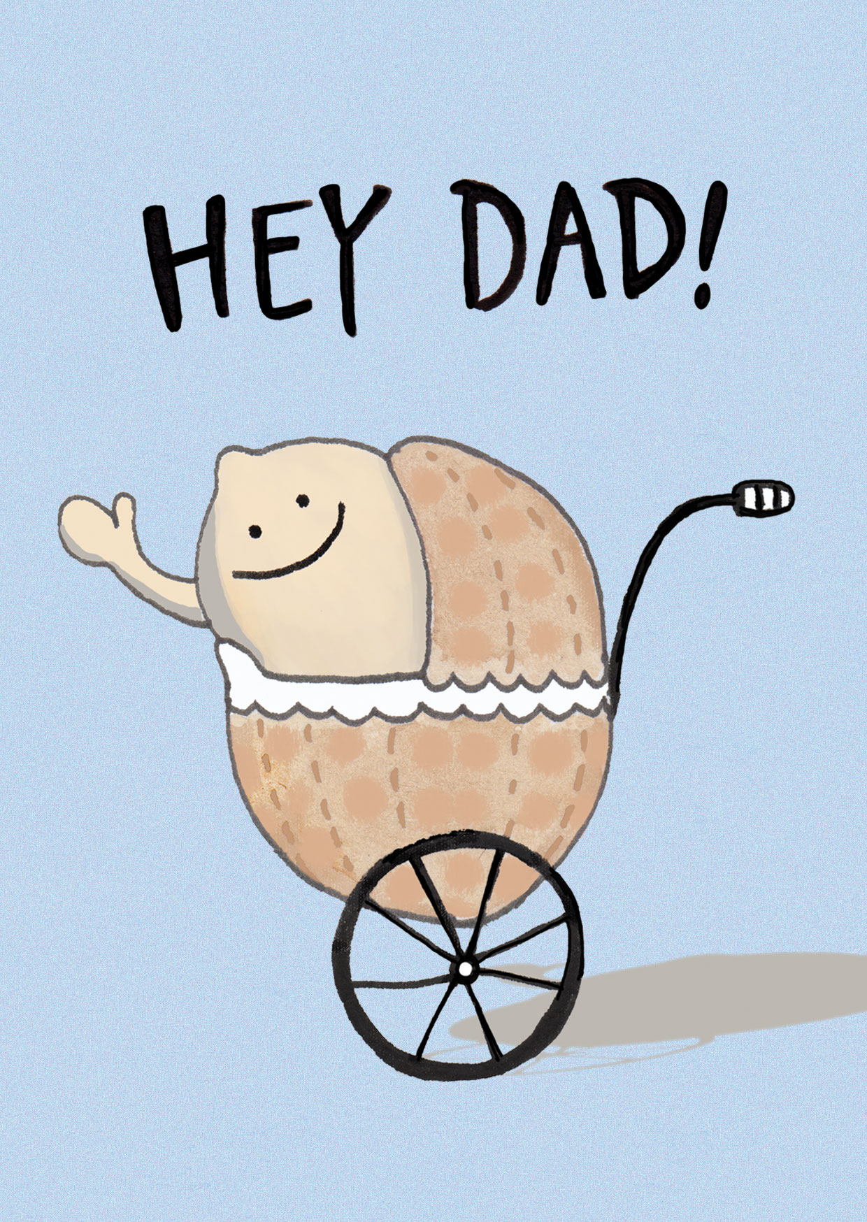 Hey Dad Greeting Card