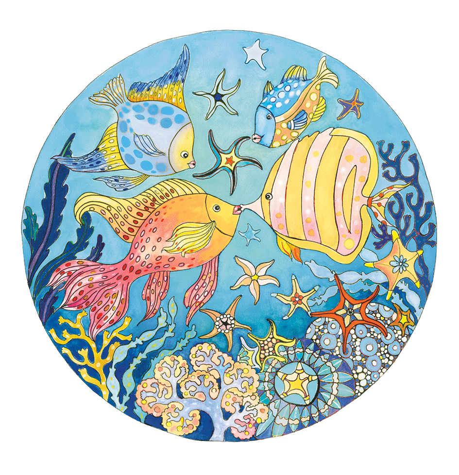 Tropical fish illustration