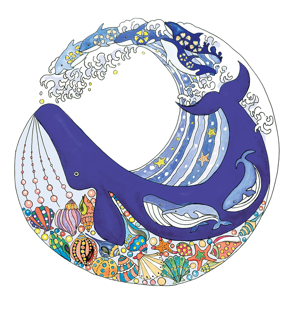 Whale Mandala