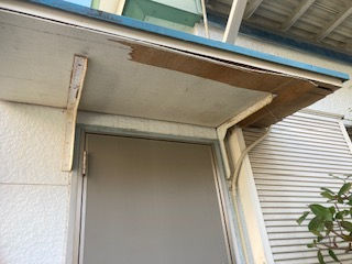 庇の補修