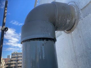 破損排水管の補修