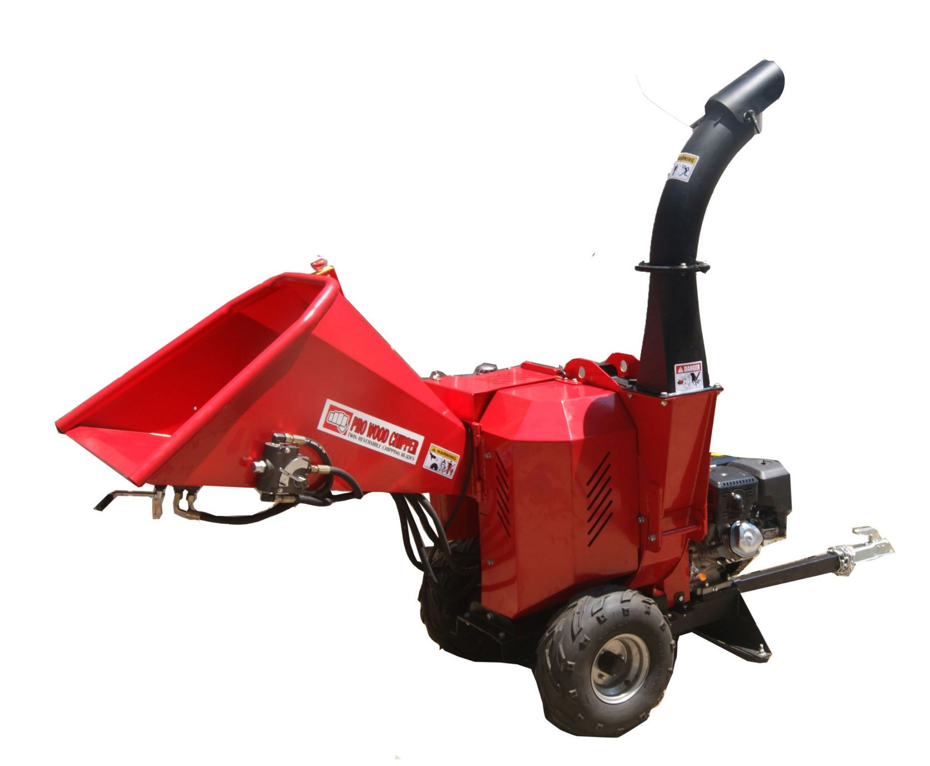15HP AUTO FEED WOOD CHIPPER / SHREDDER AUTO FEED key start motor