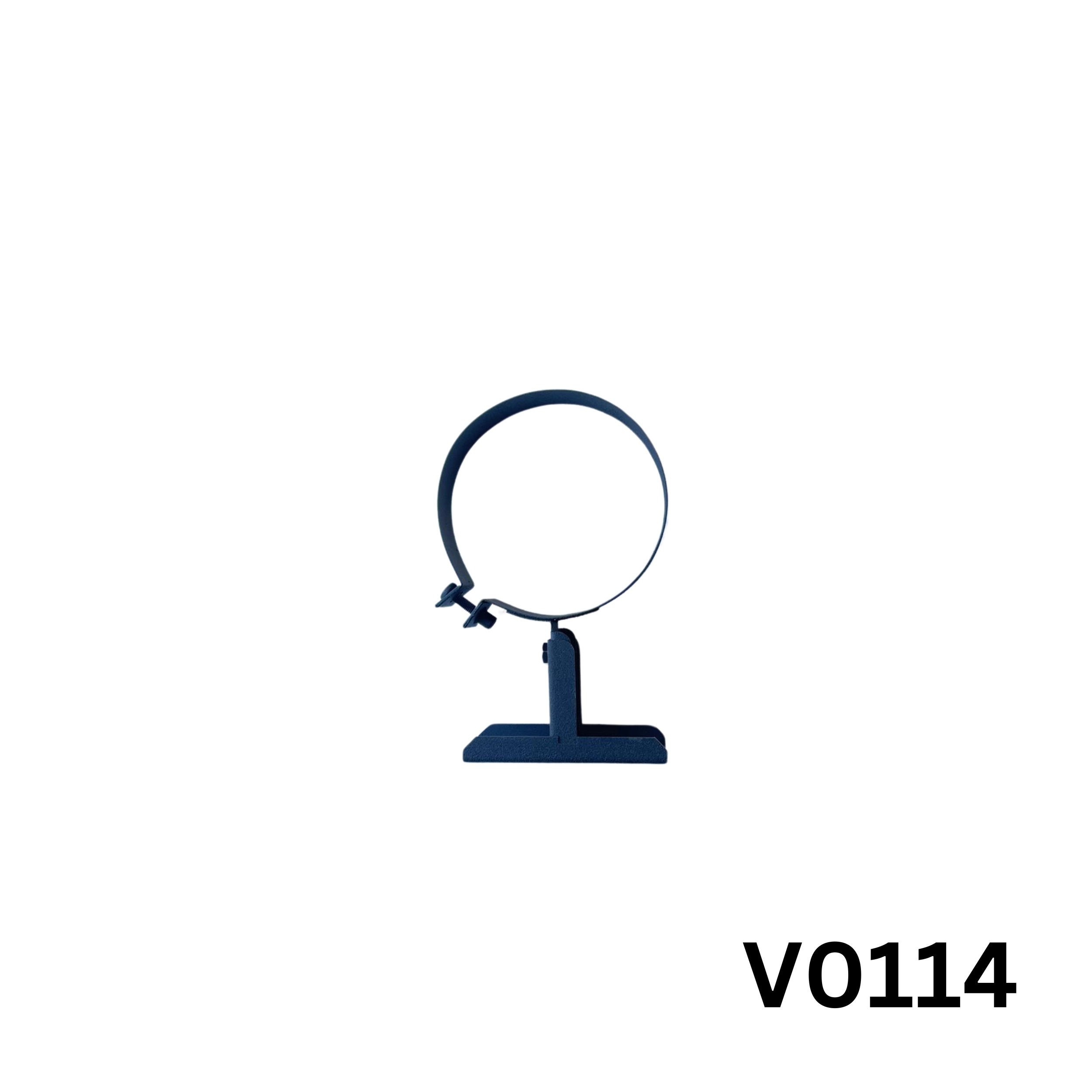 Kaminai - laikiklis, d100 reguliuojamas 1,2mm dažytas V0114