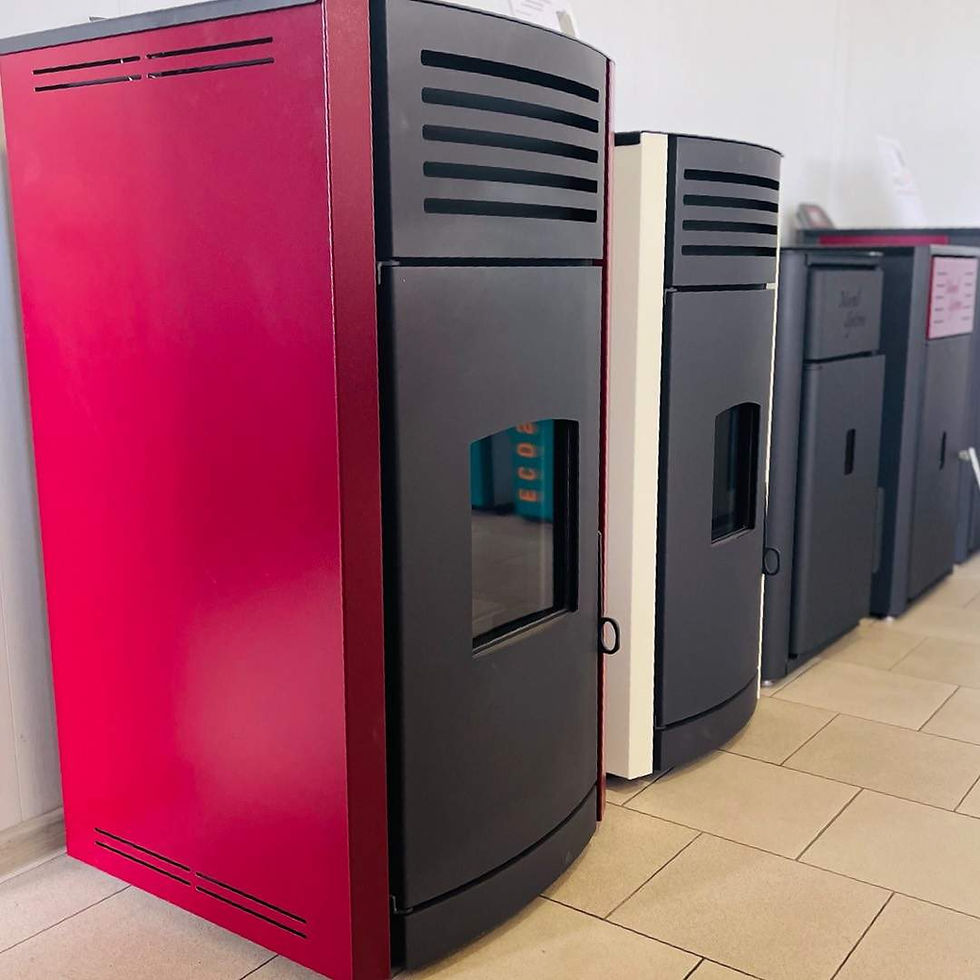 Miniatiūra: Granulinės krosnelės MARELI ONYX HYDRO