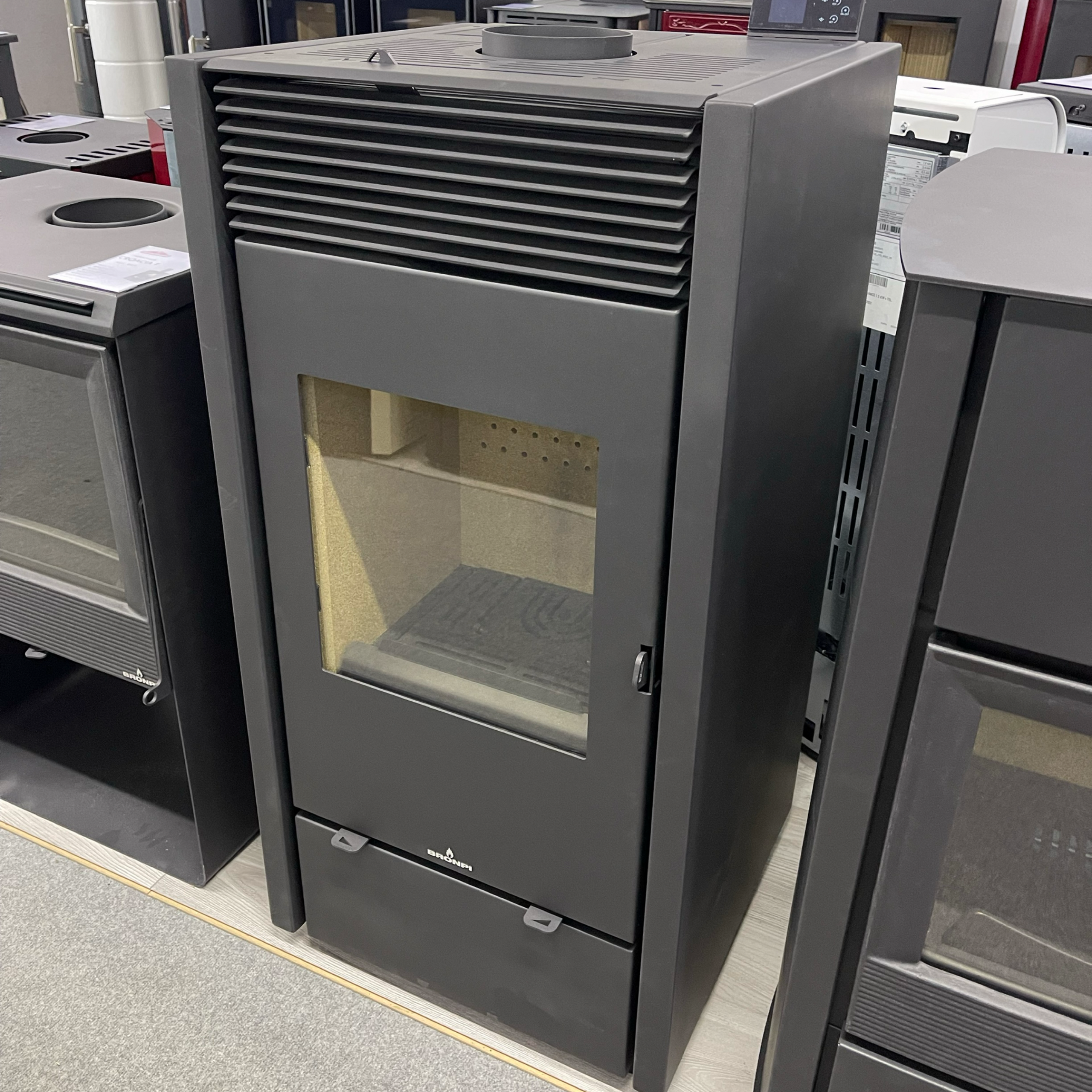 K0313 Bronpi Hybrid hibridinė krosnelė - (malkos + granulės)