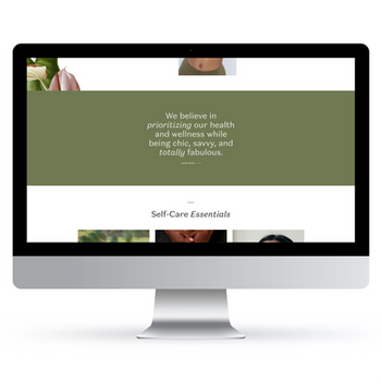 the healing place apothecary ux/ui website design