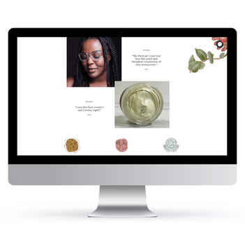 the healing place apothecary ux/ui website design