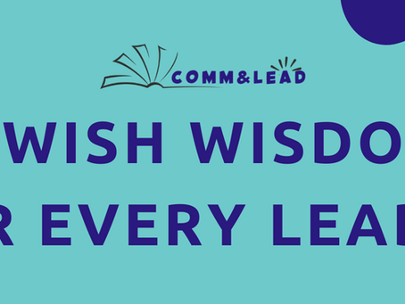 Jewish wisdom for every leader
