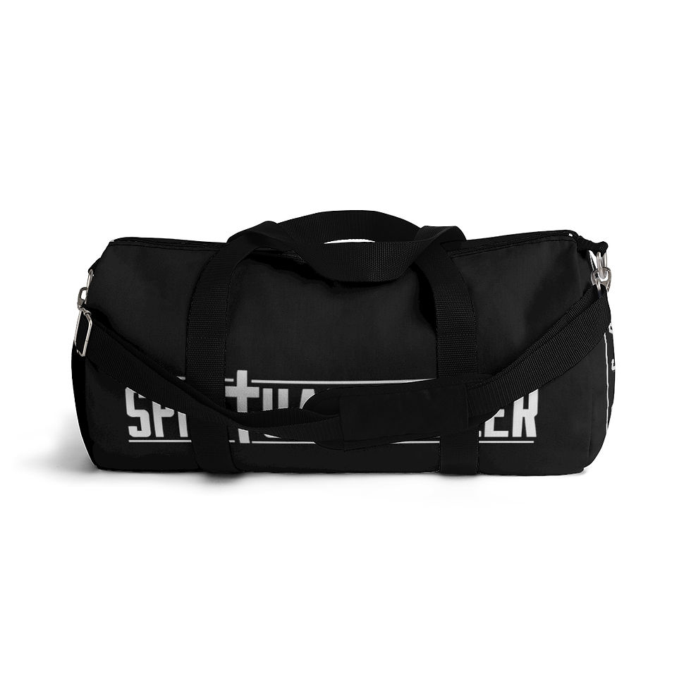 Thumbnail: Spiritual Ballers™ Duffel Bag (Black/Grey/White)