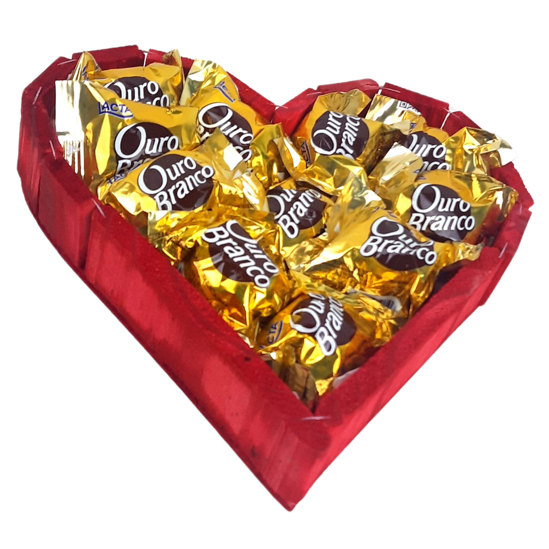 coração de chocolate