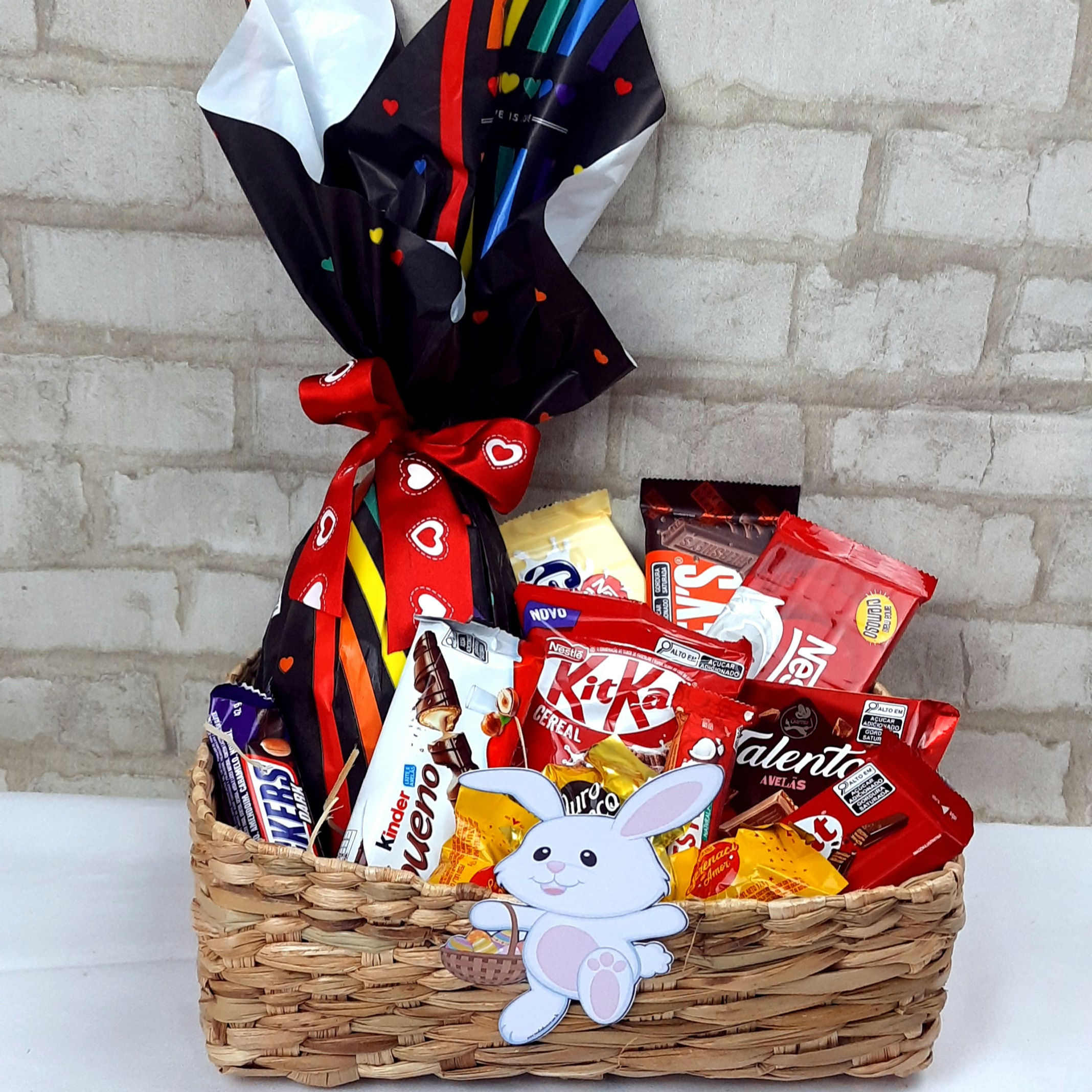 Cesta Páscoa VIP com Ovo 500g