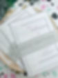 Belly Band Wedding Invitations