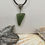 Thumbnail: Jade green Sea glass cord necklace