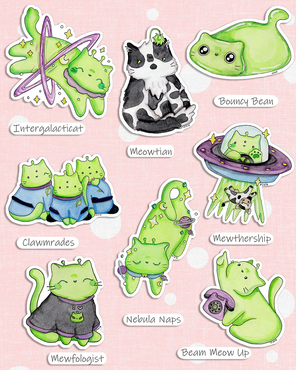 Thumbnail: Extrapurrestrials Sticker Pack
