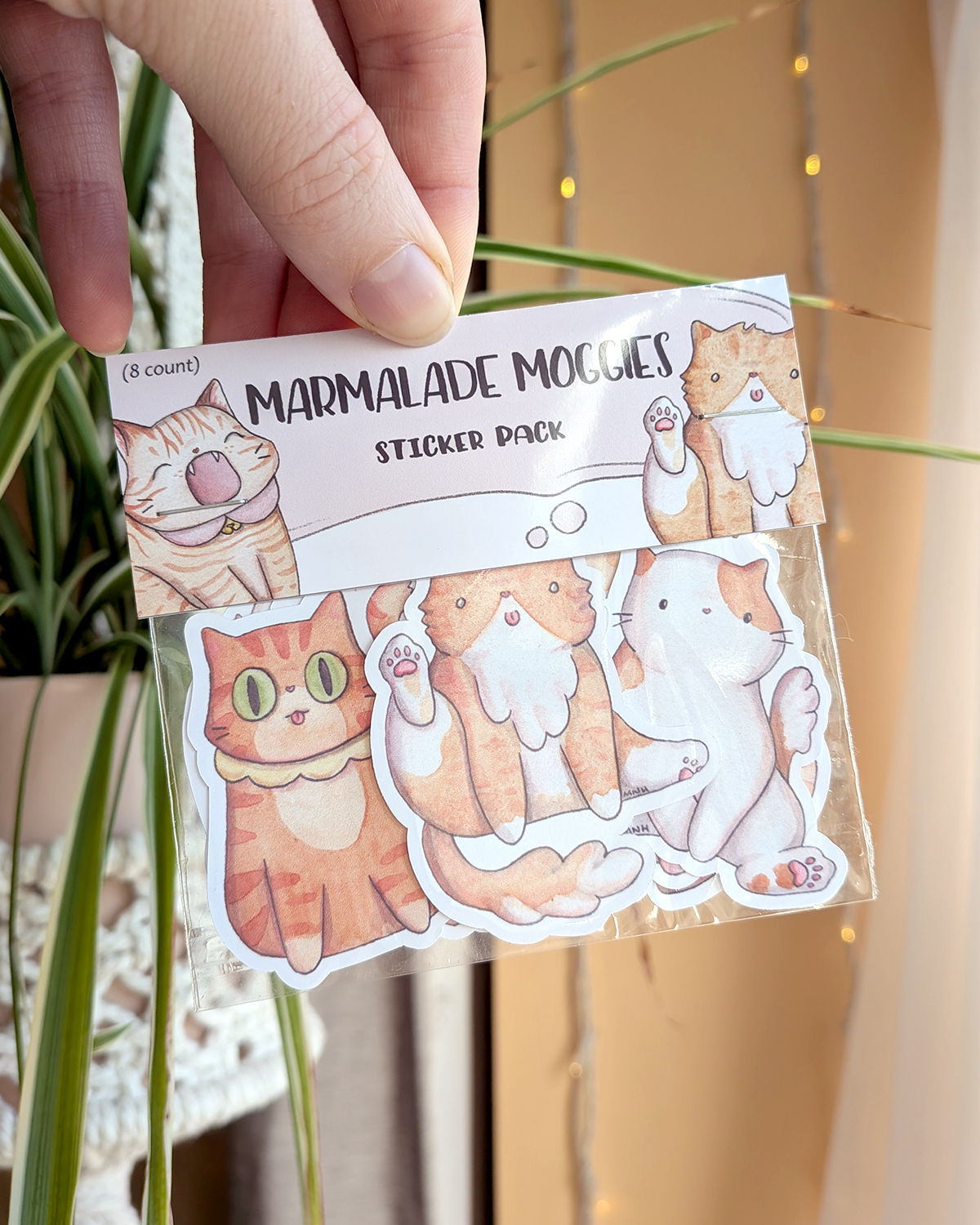 Marmalade Moggies Sticker Pack