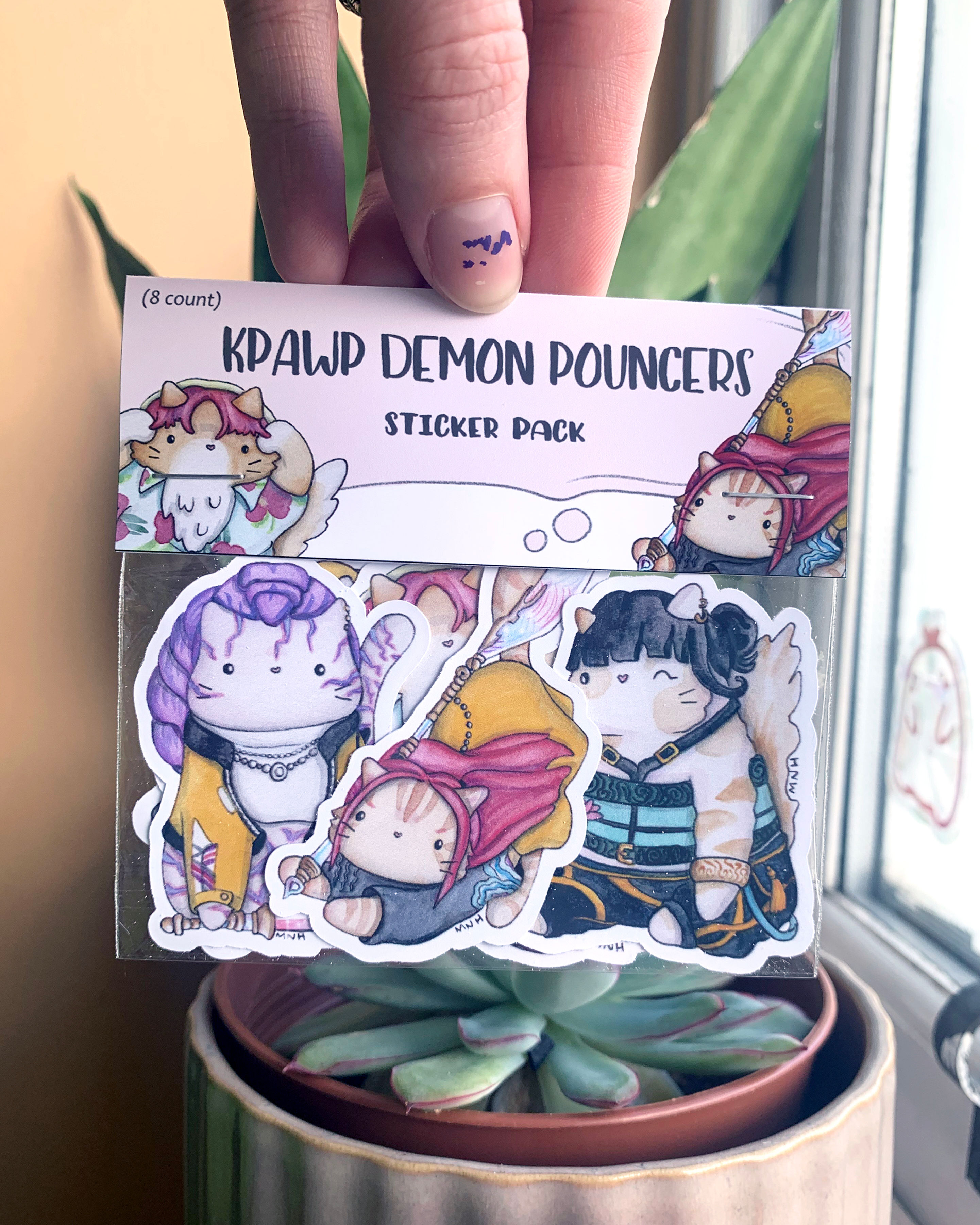 Kpawp Demon Pouncers Sticker Pack