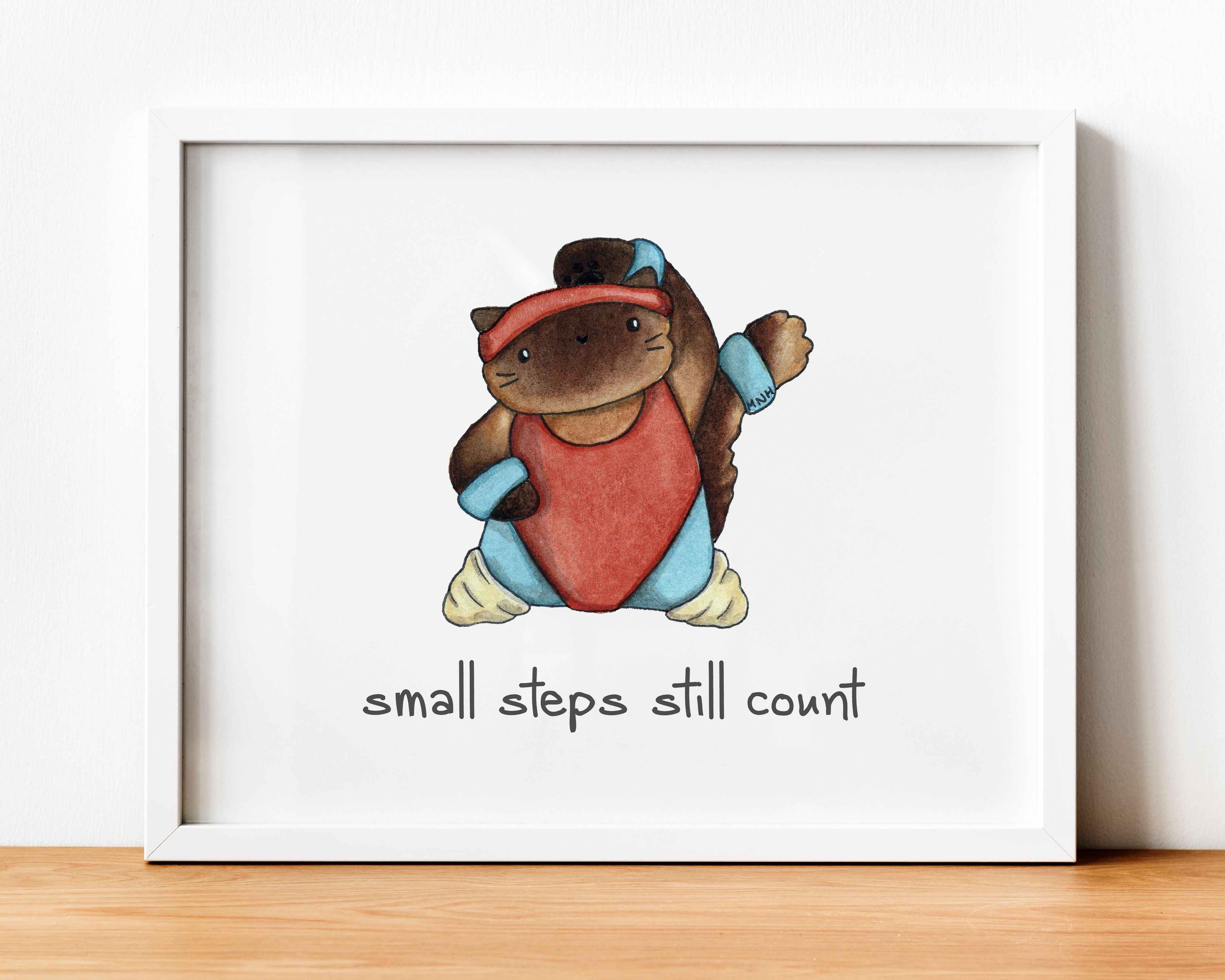 Small Steps Art Print