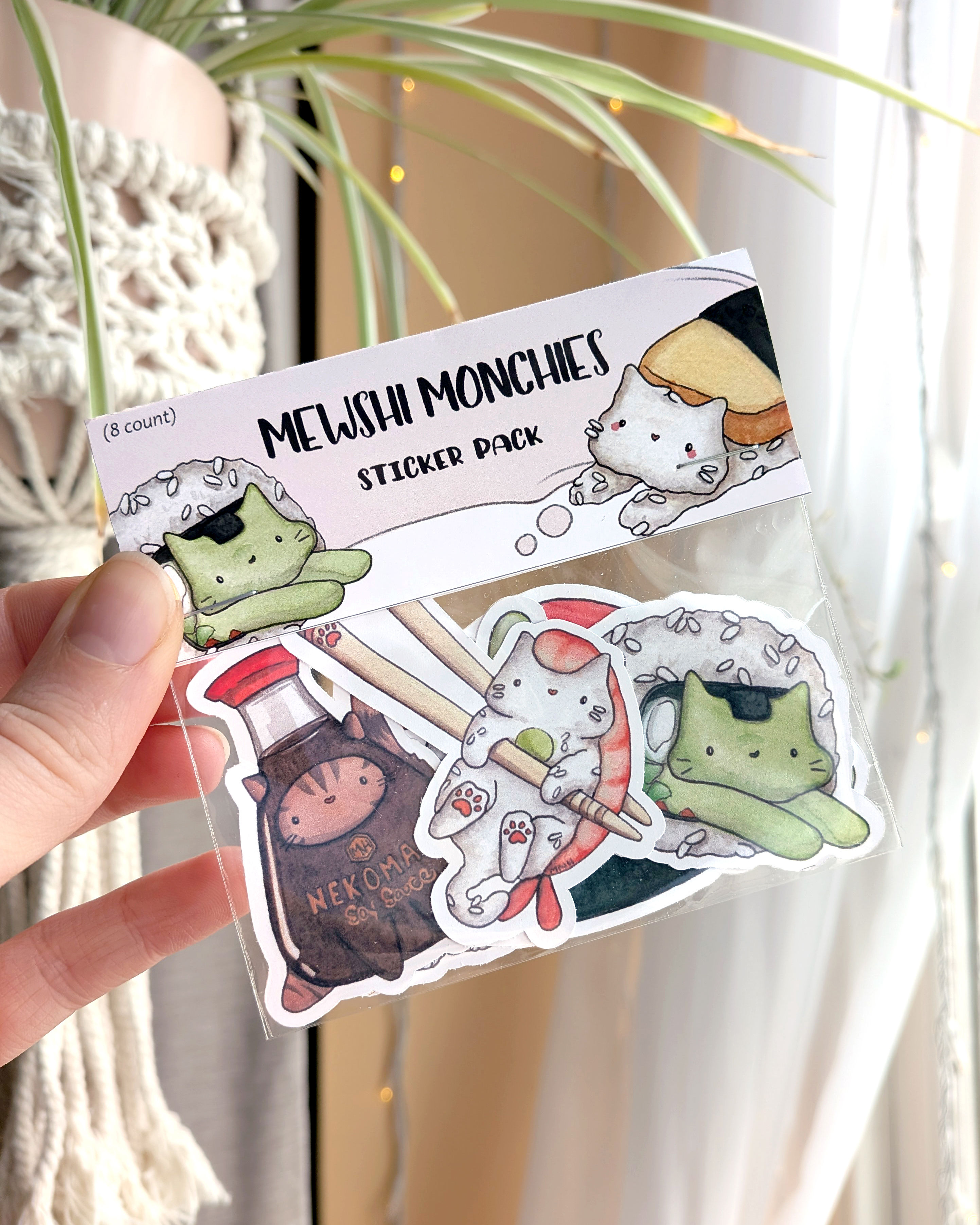 Mewshi Monchies Sticker Pack