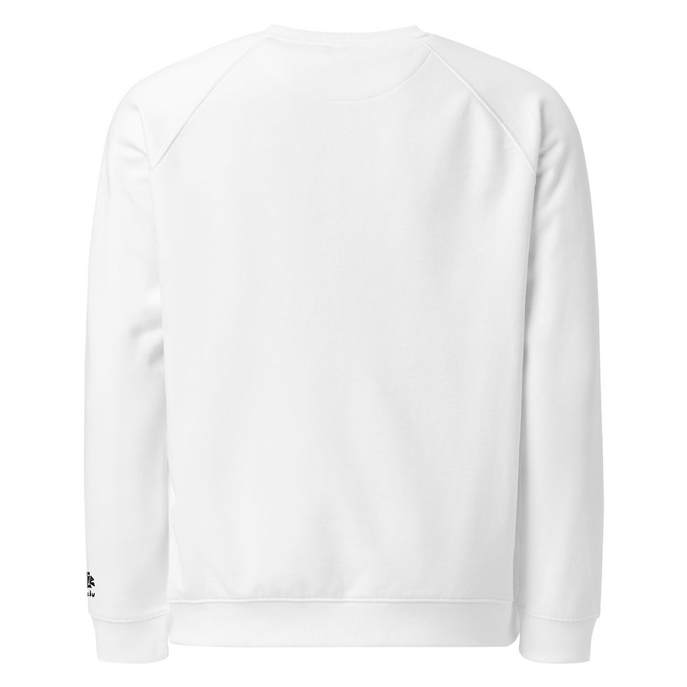 Thumbnail: Faces by Kalie - Unisex organic raglan sweatshirt