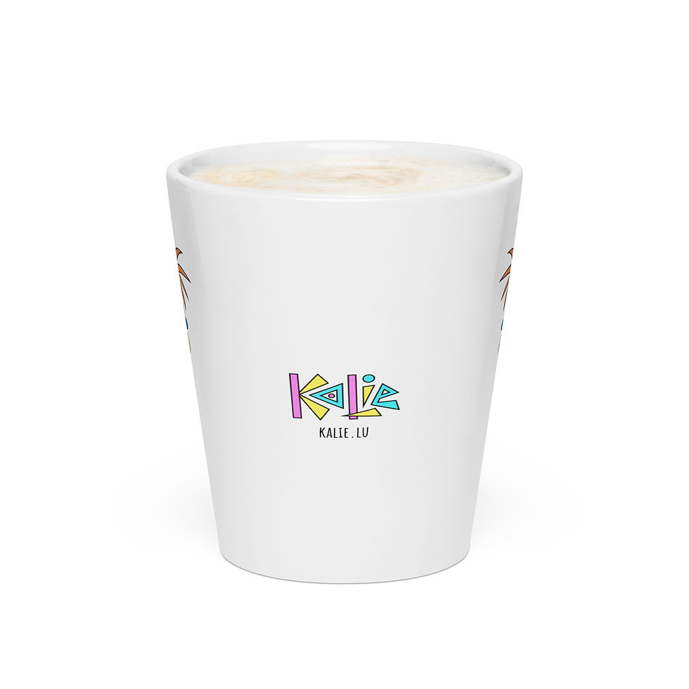 Miniaturbild: Mandoline Monkie by Kalie - Latte mug