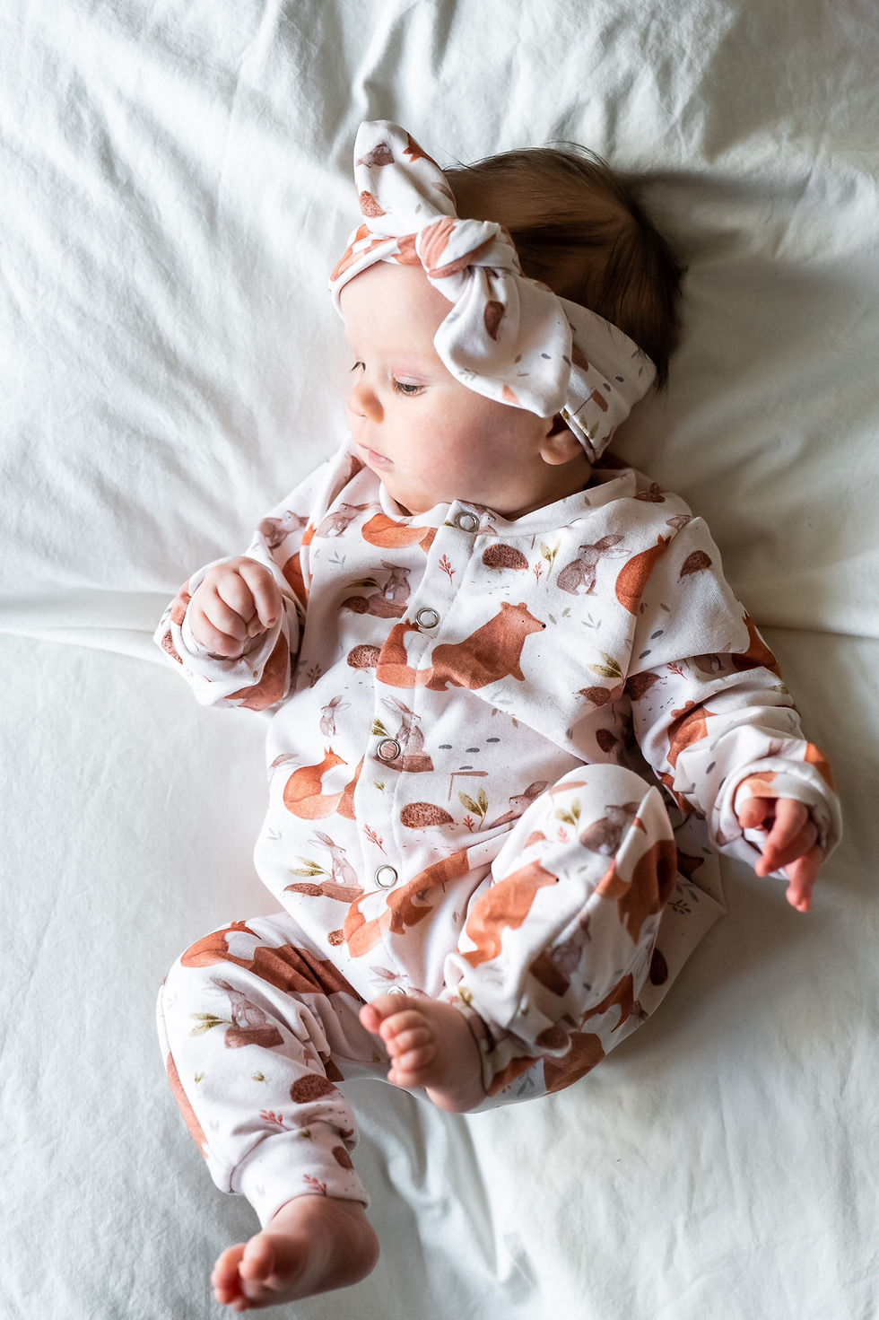 Luxury Baby Front Opening Romper