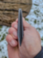 A close up image of a tent stake for the Locomotive 20