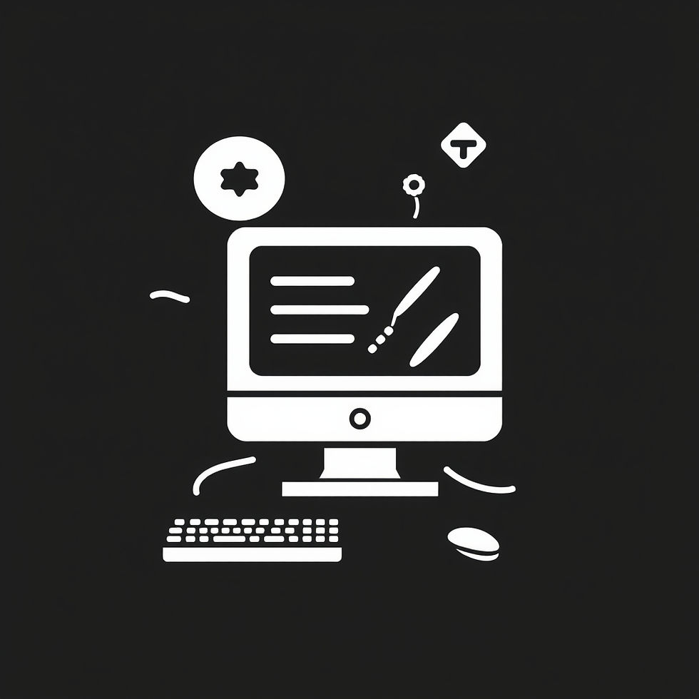 a black and white vector icon of computer.jpg
