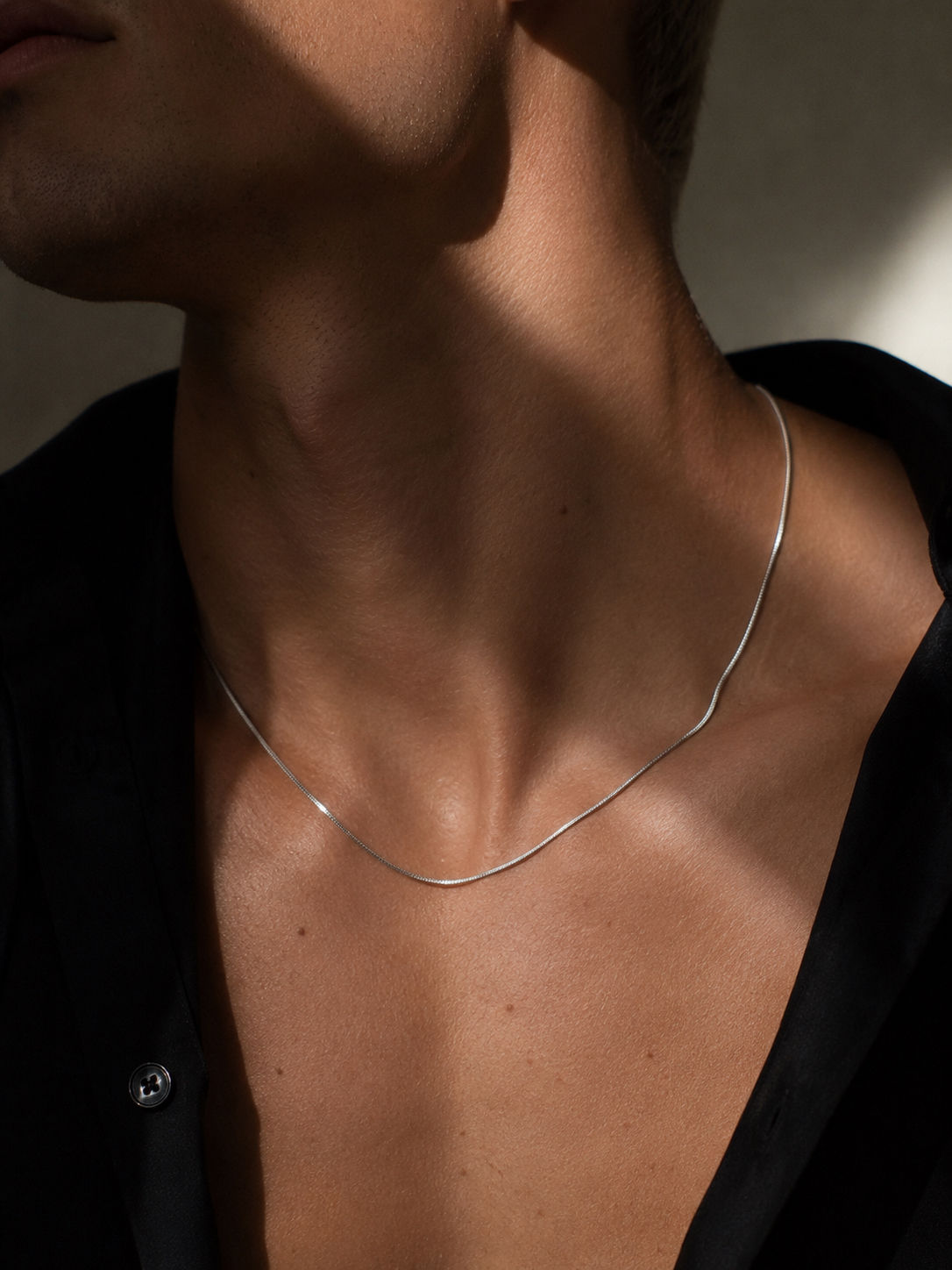 İthal Yılan (Snake) Model İnce 925 Ayar Gümüş Zincir