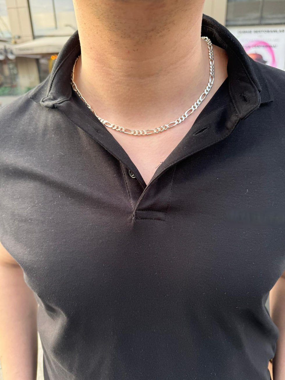 Küçük resim: Figaro Model Gümüş Zincir