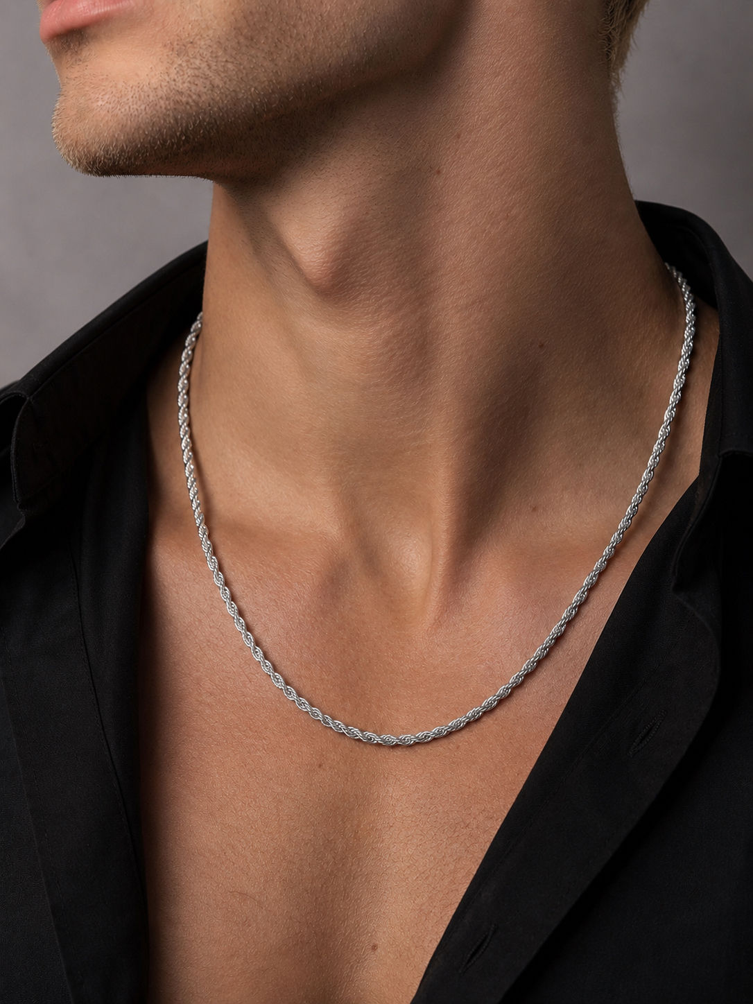 Örgü Model Gümüş Zincir 