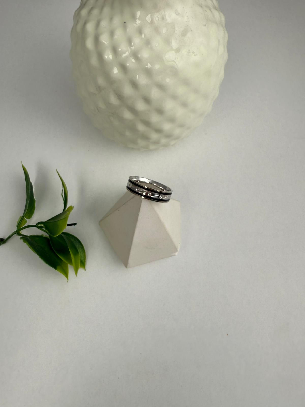 Desenli Gümüş Yüzük