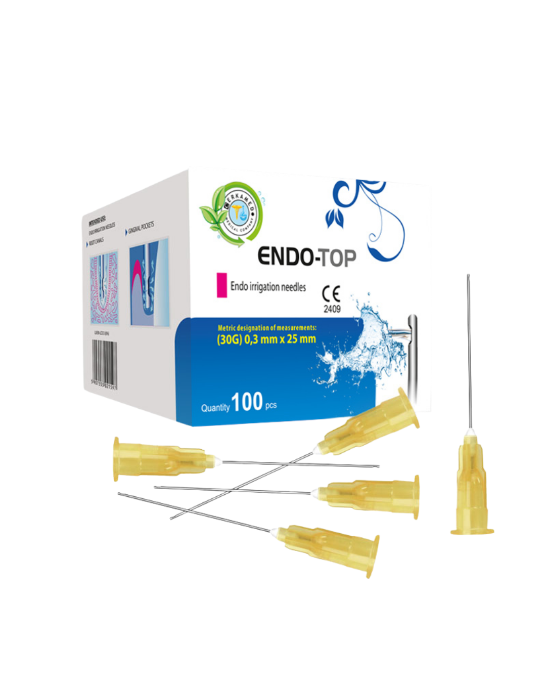 Aiguilles Endo-Top Cerkamed - 100 pièces