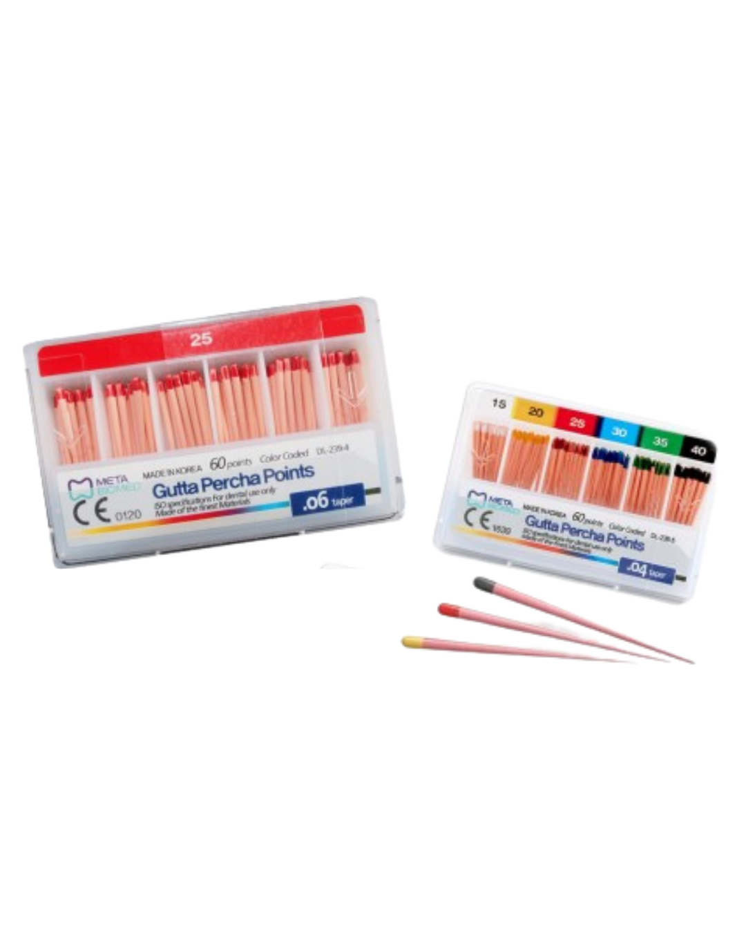 Cônes de Gutta-Percha MetaBiomed