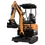 Thumbnail: 2025 4,000 lb TYPHON TERROR XX Mini Excavator Rubber Track with Kubota D902 Dies