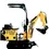 Thumbnail: TYPHON TERROR On Tracks VIII 800kg Mini Excavator USA - TYPHON