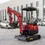 Thumbnail: 4,000 lbs Terror XVIII Mini Excavator, EPA Certified KUBOTA D902 Diesel Machine