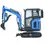 Thumbnail: TYPHON TERROR X2 Mini Excavator 2.7 Ton EPA Diesel Kubota V1505 Engine USA - KUB