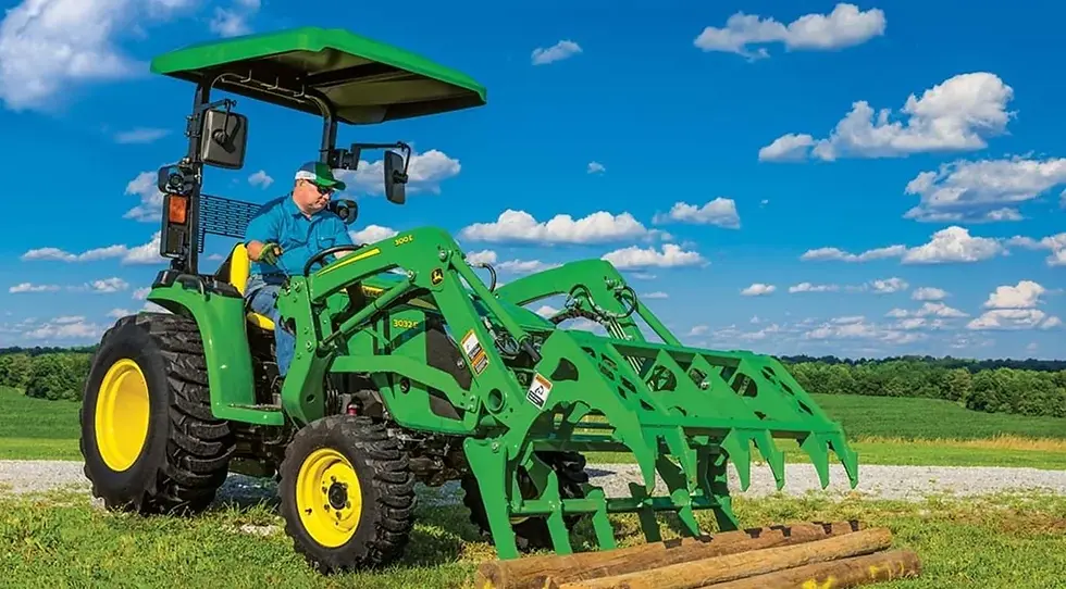 Thumbnail: John Deere 3032E Compact Utility Tractor