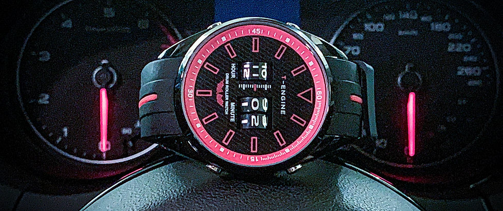 T-ENGINE Drum Roller Watch Specialized movement watch Drifter