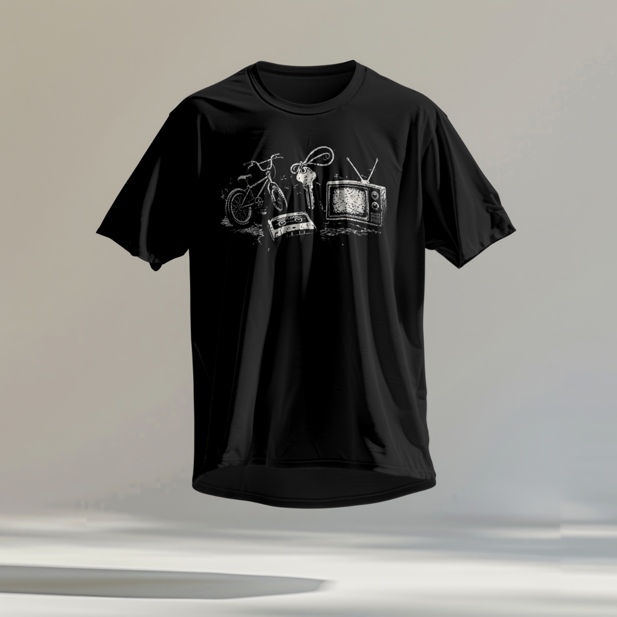 Black and White Retro Tee