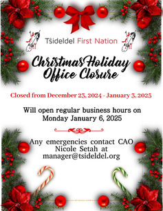 Tŝideldel Office Closures