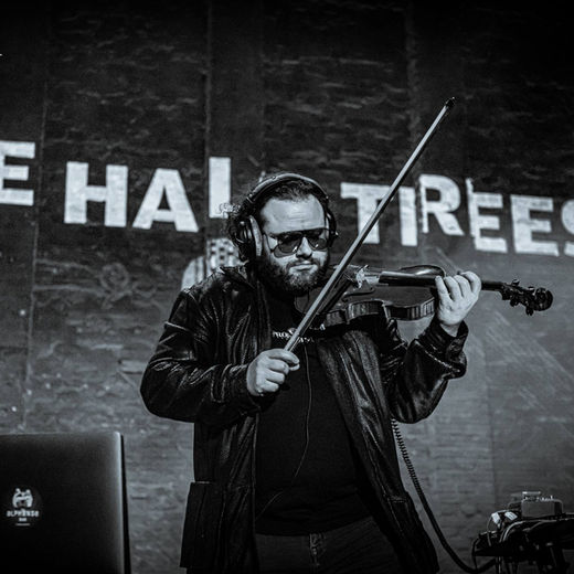 Georges-Emmanuel Schneider performing with The Halo Trees at Dark Days Berlin, 2026.