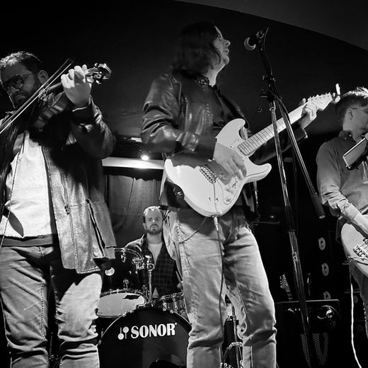 The Halo Trees performing at Hafenbar Berlin, 2024, presenting their new album Where the Deep Ends.
